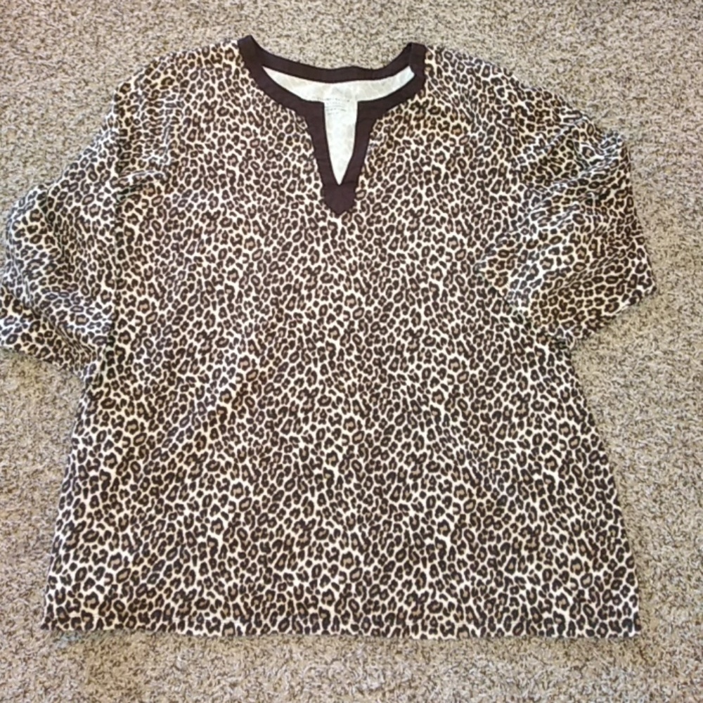 💖Cheetah print 3/4 sleeve tunic